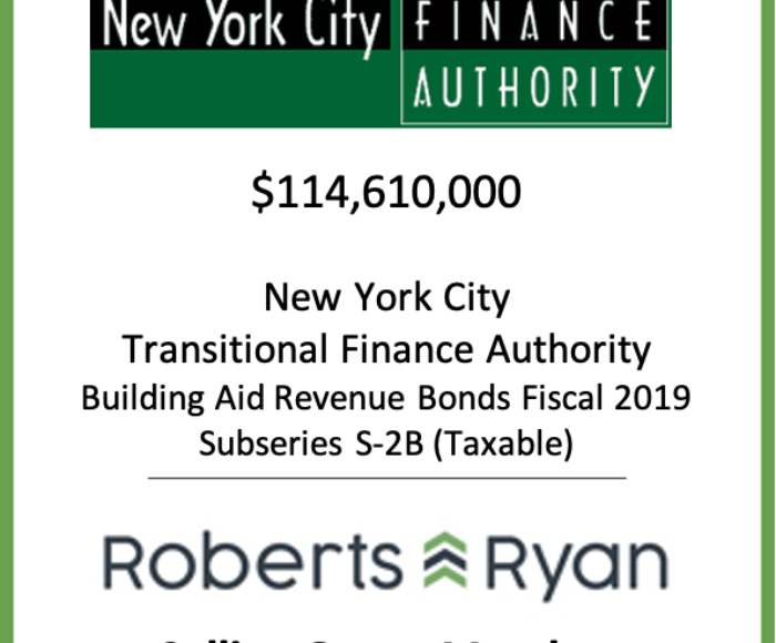 Tombstone - NYC Transitional Finance Authority 2018.07.17
