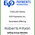 EVO Payments Selling Group Member - September 2018
