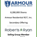 Armour Residential - Selling Group Member January 2019