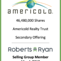 Americold Realty Trust - Selling Group Member February 2019