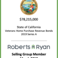 California Veterans Home Purchase Revenue Bonds March 2019