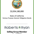 State of California General Obligation Bonds April 2019