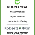 Beyond Meat - Selling Group Member May 2019