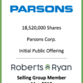 Parsons - Selling Group Member May 2019