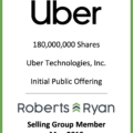 Uber Technologies - Selling Group Member May 2019