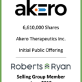 Akero Therapeutics - Selling Group Member June 2019