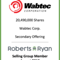 Wabtec - Selling Group Member August 2019