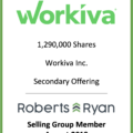 Workiva - Selling Group Member August 2019