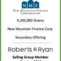 New Mountain Finance - Selling Group Member October 2019