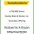 Stanley Black and Decker - Selling Group Member November 2019