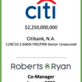 Citibank, N.A. FXD-FRN Senior Unsecured - January 2020