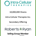 Intra Cellular Therapies - Selling Group Member January 2020