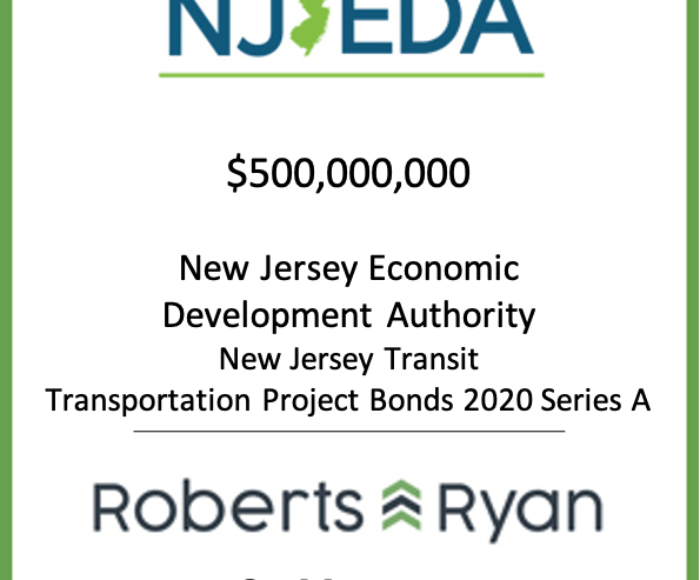Tombstone – NJ Economic Development Authority (NJEDA) 2020.01.09
