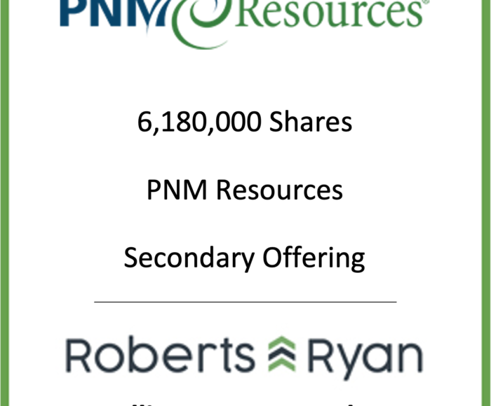 Tombstone - PNM Resources 2020.01.08