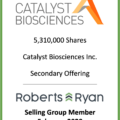 Catalyst Biosciences - Selling Group Member February 2020