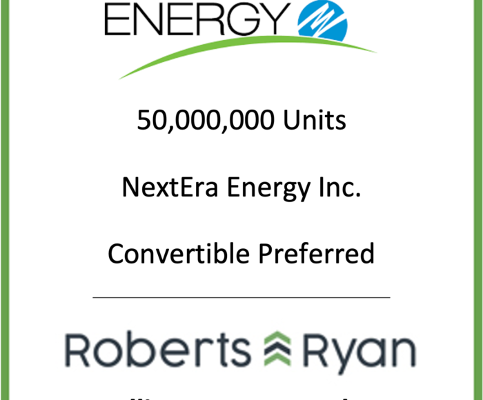Tombstone - NextEra Energy 2020.02.19