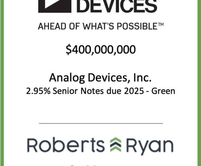 Tombstone - Analog Devices 2020.04.06