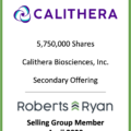 Calithera Biosciences - Selling Group Member April 2020