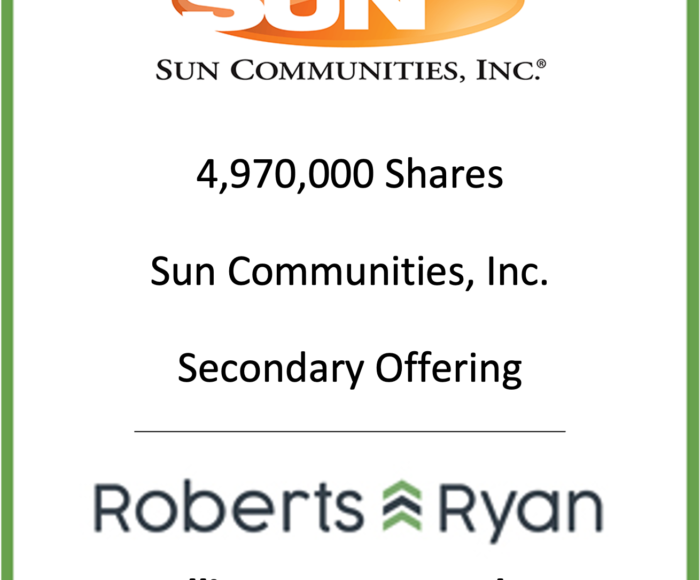 Tombstone - Sun Communities 2020.04.29