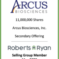 Arcus Biosciences - Selling Group Member May 2020