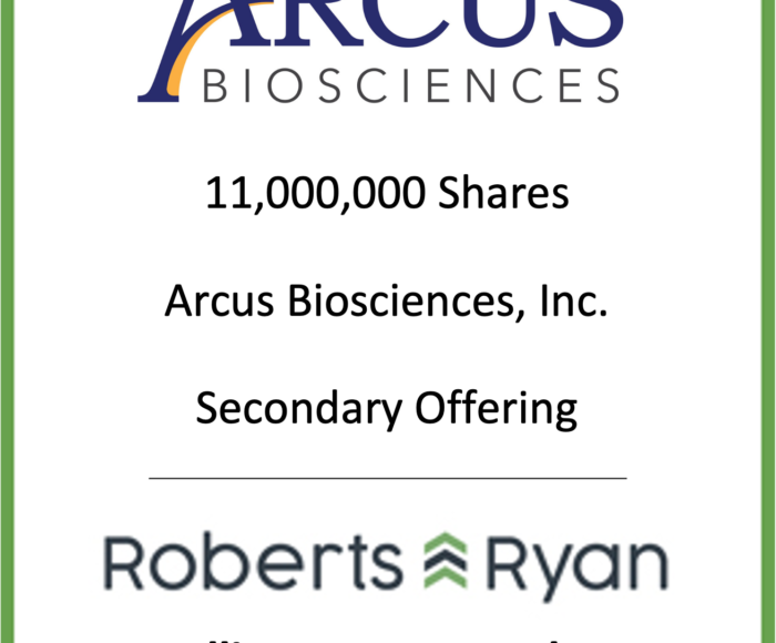 Tombstone - Arcus Biosciences 2020.05.29