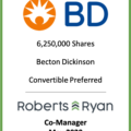 Becton Dickinson - Co-Manager May 2020-2
