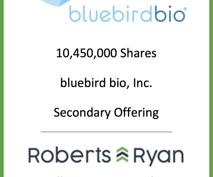 Tombstone - Bluebird Bio 2020.05.19