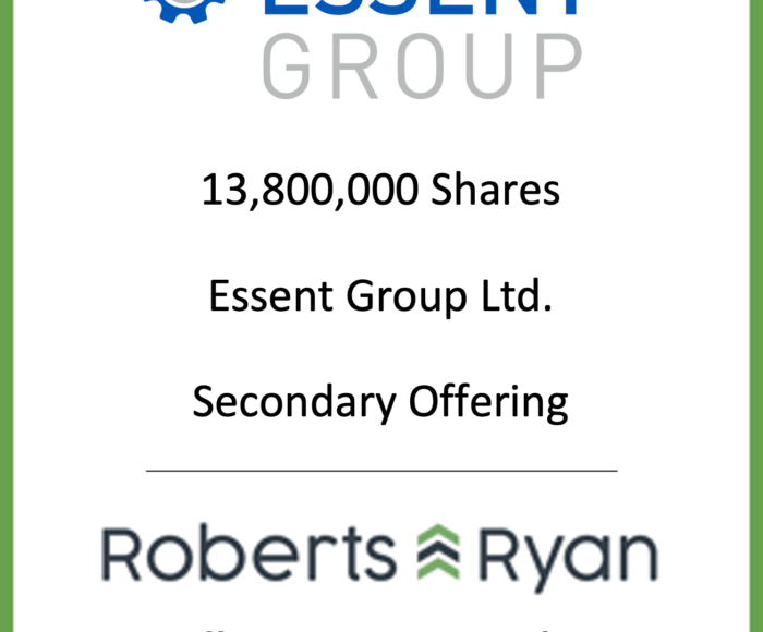 Tombstone - Essent Group 2020.05.29