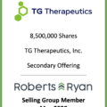 TG Therapeutics - Selling Group Member May 2020