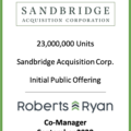 Sandbridge Acquisition - Co-Manager September 2020