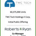 TWC Tech Holdings - Co-Manager September 2020
