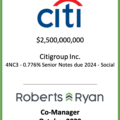 Citigroup Senior Notes Due 2024 - October 2020