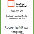 Rexford Industrial Realty Notes Due 2030 - November 2020