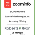 ZoomInfo Technologies - Co-Manager December 2020