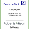 Deutsche Bank Notes Due 2025 - March 2021