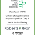 Climate Real Impact Solutions - Co-Manager April 2021