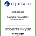 Equitable Financial Life FRN Notes Due 2023 - April 2021