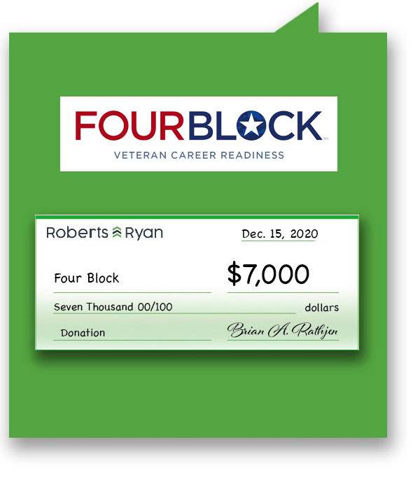$7,000 donation to Four Block