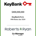 KeyBank FRN Note Due 2024 - June 2021