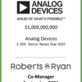 Analog Devices Senior Notes Due 2031 - September 2021