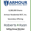 Armour Residential - Selling Group Member February 2019