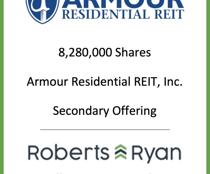 Armour Residential Selling Group Member February 2019