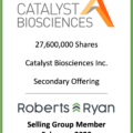 Catalyst Biosciences - Selling Group Member February 2020