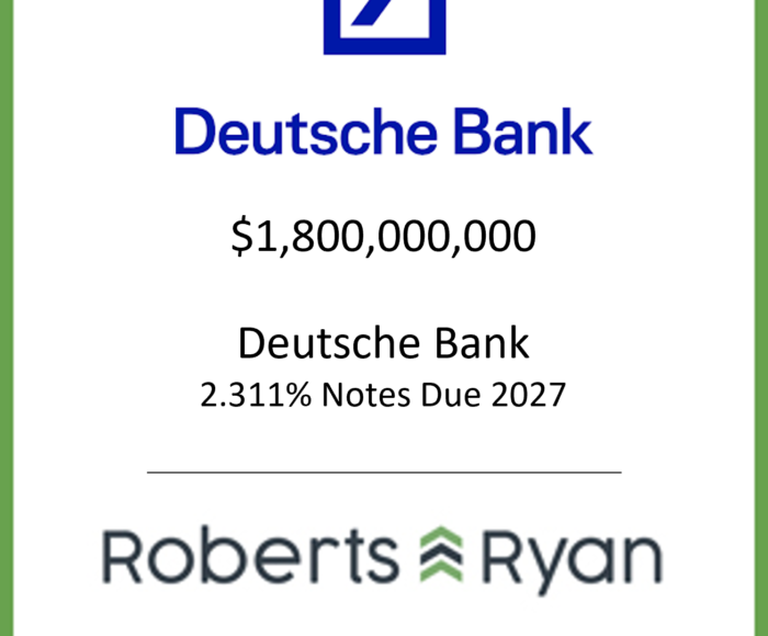 Deutsche Bank Notes due 2027