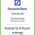 Deutsche Bank FRN Notes Due 2027 - November 2021