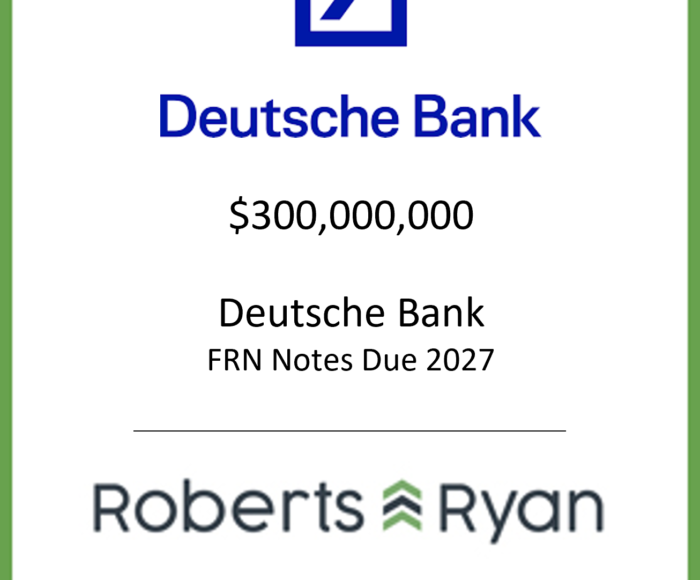 Deutsche Bank FRN Notes due 2027