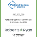Portland General Electric Notes Due 2031 - July 2021
