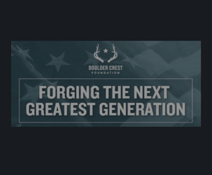 Forging the Next Greatest Generation, Boulder Crest Fundraiser