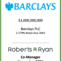 Barclays PLC Notes Due 2042 - November 2021