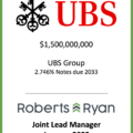 UBS Group Notes Due 2033 - January 2022